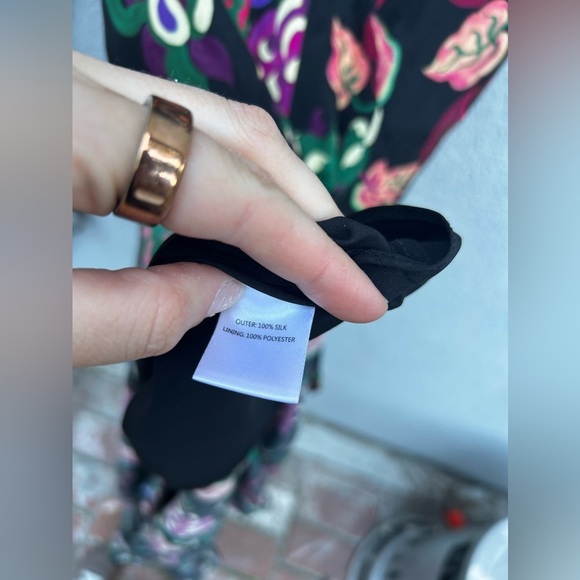 SALONI Daphne Floral Silk Maxi Dress - Picture 9 of 10